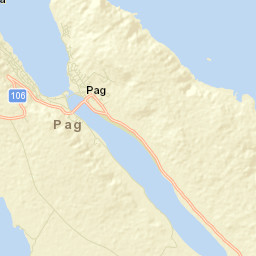Pag Street Map