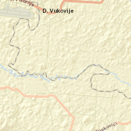 Vukovije Donje Street Map