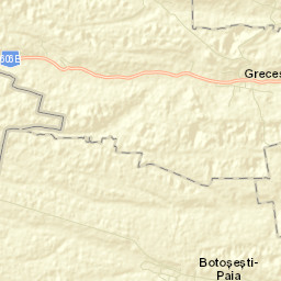 Comuna Greceşti Street Map