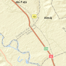 Coțofenii din Față Street Map