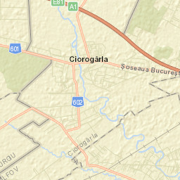 Comuna Ciorogârla Street Map