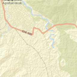 Apsheronsk Street Map