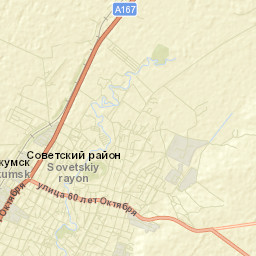Zelenokumsk Street Map