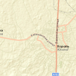 Khorol’ Street Map