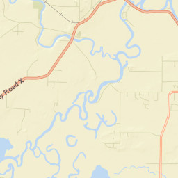 County Highway X, Weyauwega, WI Street Map