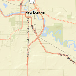 New London Street Map