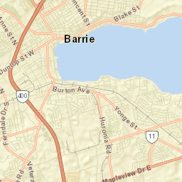 Barrie Street Map