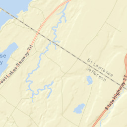 Goose Bay New York Street Map