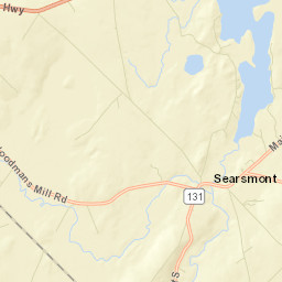 Searsmont Street Map