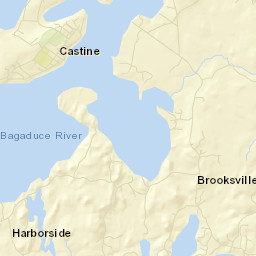 Castine Street Map