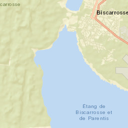 Biscarrosse Street Map