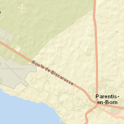 Parentis-en-Born Street Map