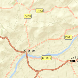 Clairac Street Map