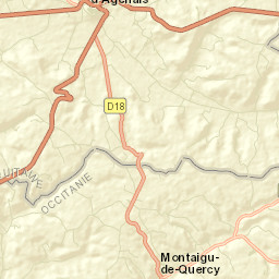 Montaigu-de-Quercy Street Map