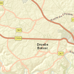Druelle Street Map