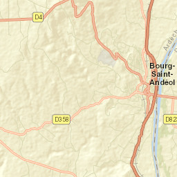 Bourg-Saint-Andéol Street Map