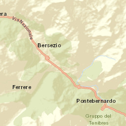 Bersezio Street Map