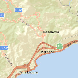 Varazze Street Map