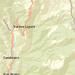 Varese Ligure Street Map
