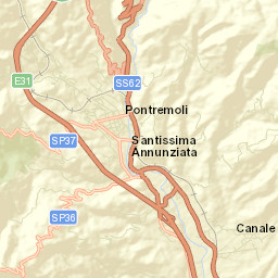 Pontremoli Street Map