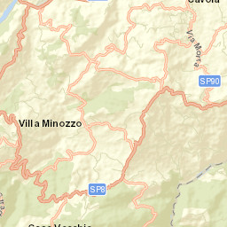 Villa Minozzo Street Map