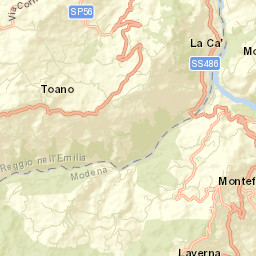 Montefiorino Street Map
