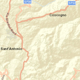 Sant'Antonio Street Map