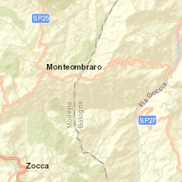 Zocca Street Map