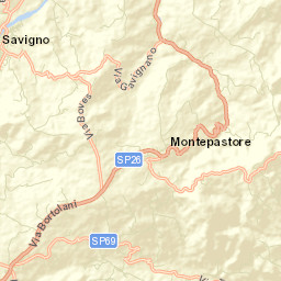 Savigno Street Map
