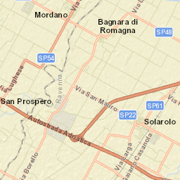 Solarolo Street Map