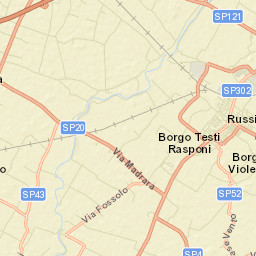 Russi Street Map