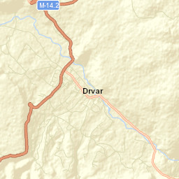 Drvar Street Map