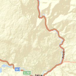 Jajce Street Map