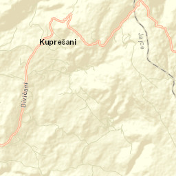 Divičani Street Map