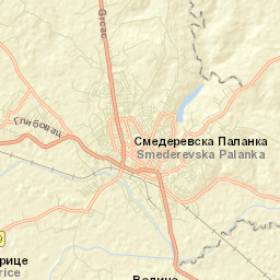 Smederevska Palanka Street Map