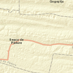 Comuna Seaca de Pădure Street Map