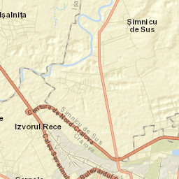 Comuna Işalniţa Street Map