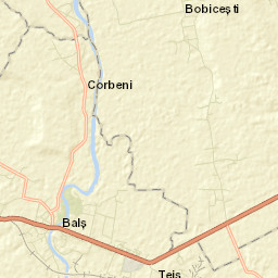 Oraş Balş Street Map