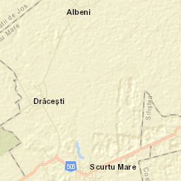 Comuna Scurtu Mare Street Map