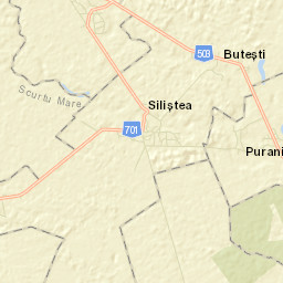 Comuna Siliştea Street Map