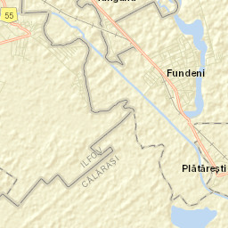 Comuna Fundeni Street Map