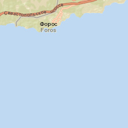 Foros Street Map