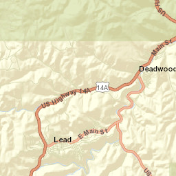 Deadwood Street Map