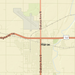 Huron Street Map