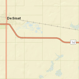 Kingsbury County Street Map