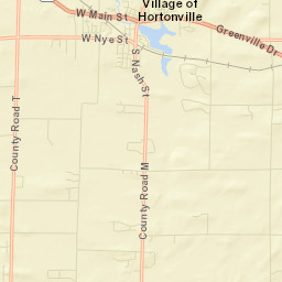 Hortonville Street Map