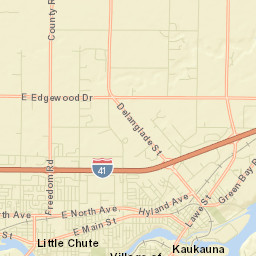 Little Chute Street Map