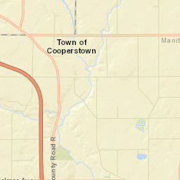 Cooperstown Street Map