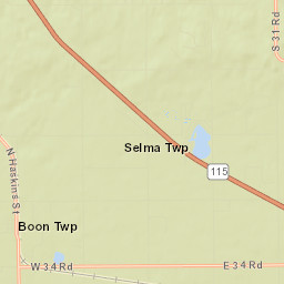 Wexford County Street Map