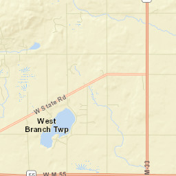 Ogemaw County Street Map